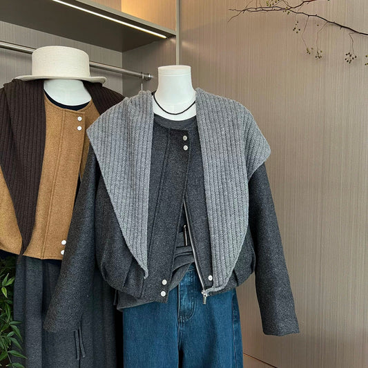 H1258 Women's Plush Coat