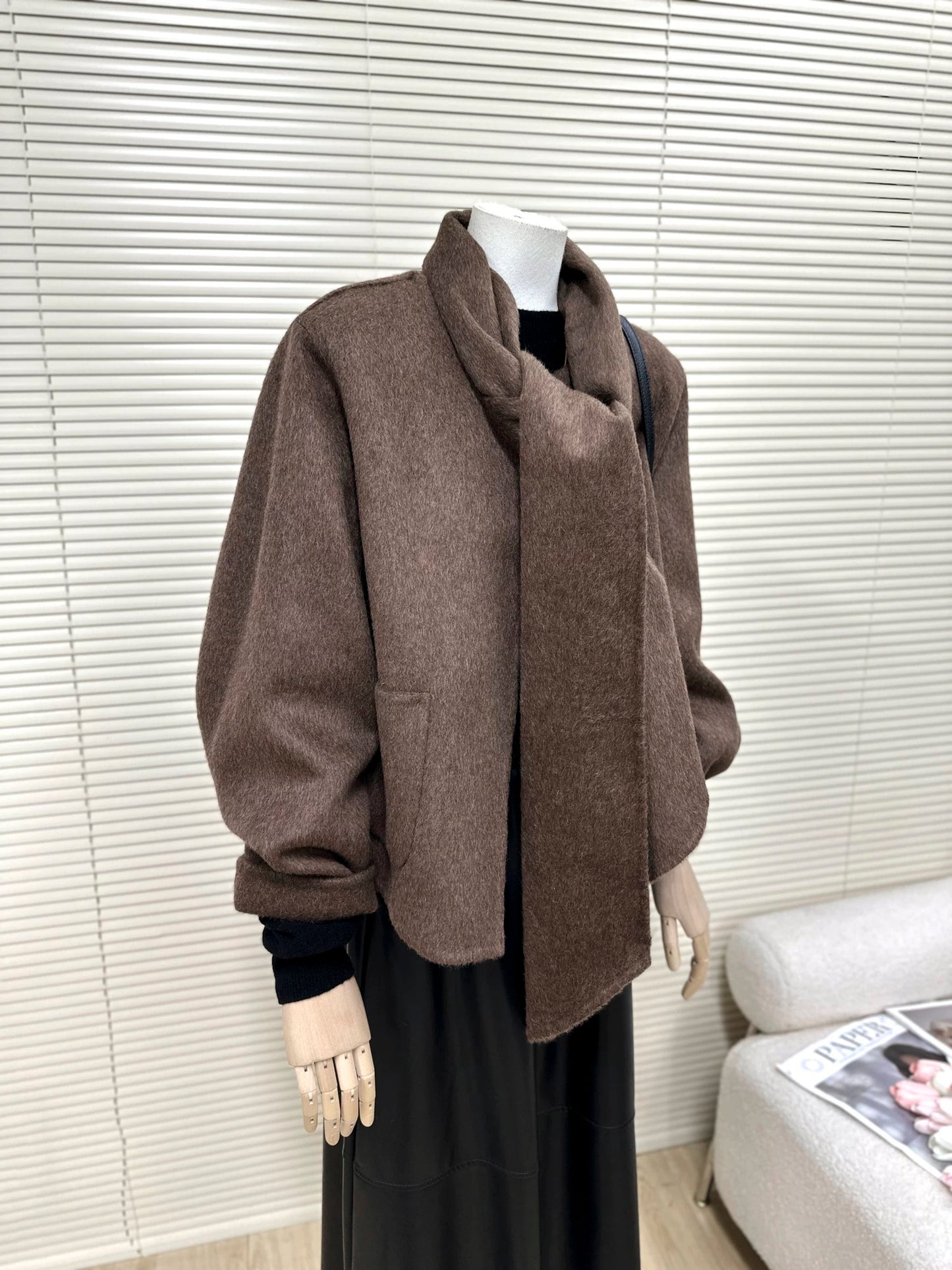 H1367 Wool Fleece Women's Coat