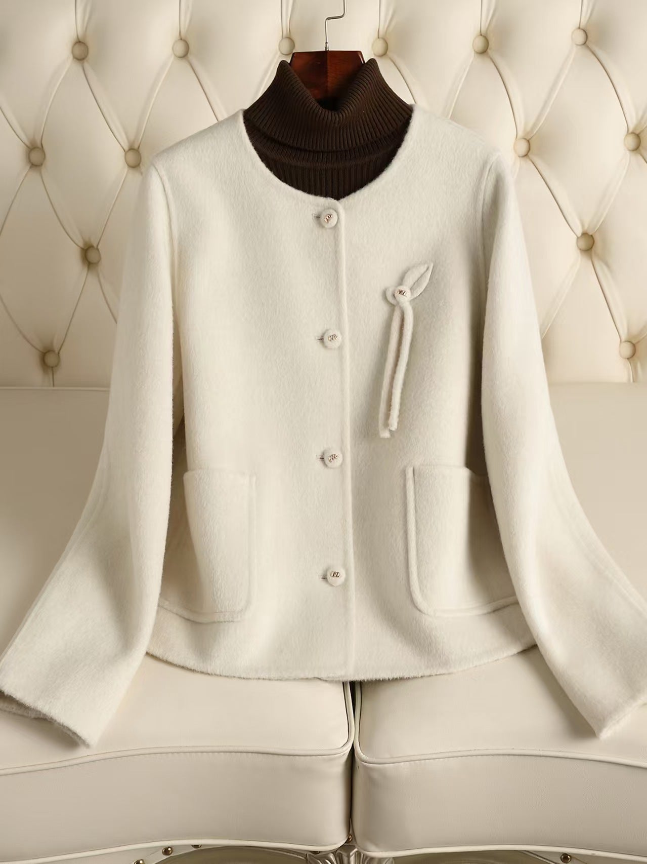 H1203 cashmere coat