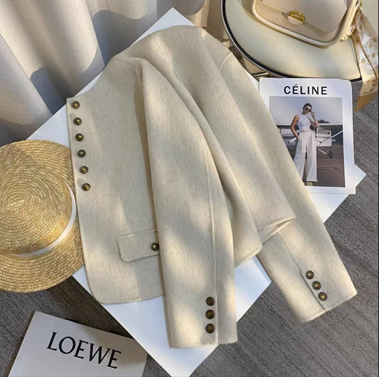 H1212 cashmere coat
