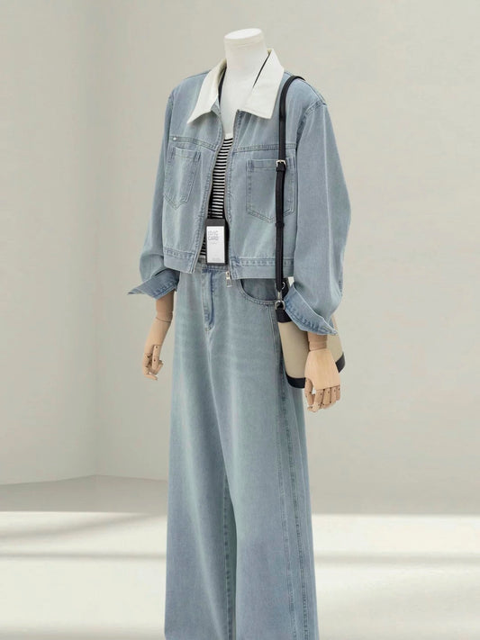 H1604 Denim Suit