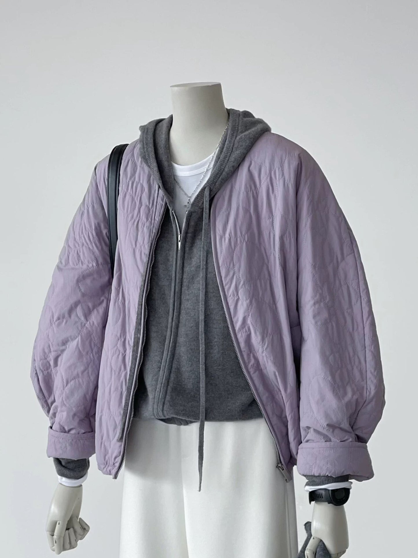 H1630 Short cotton coat