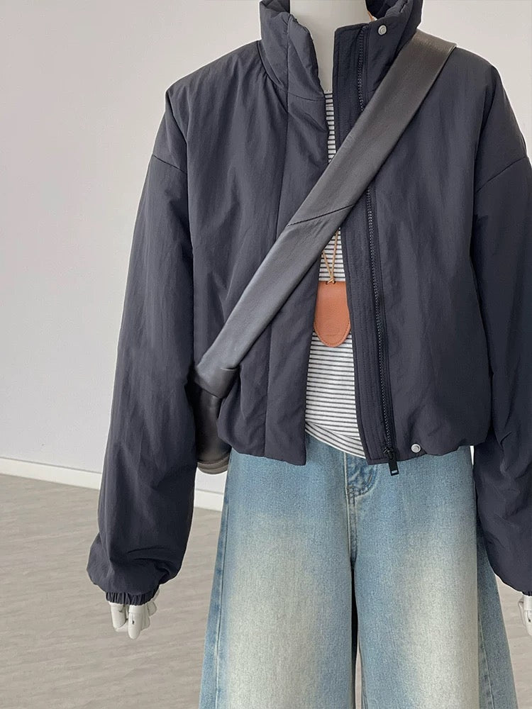 H1644 Short cotton coat