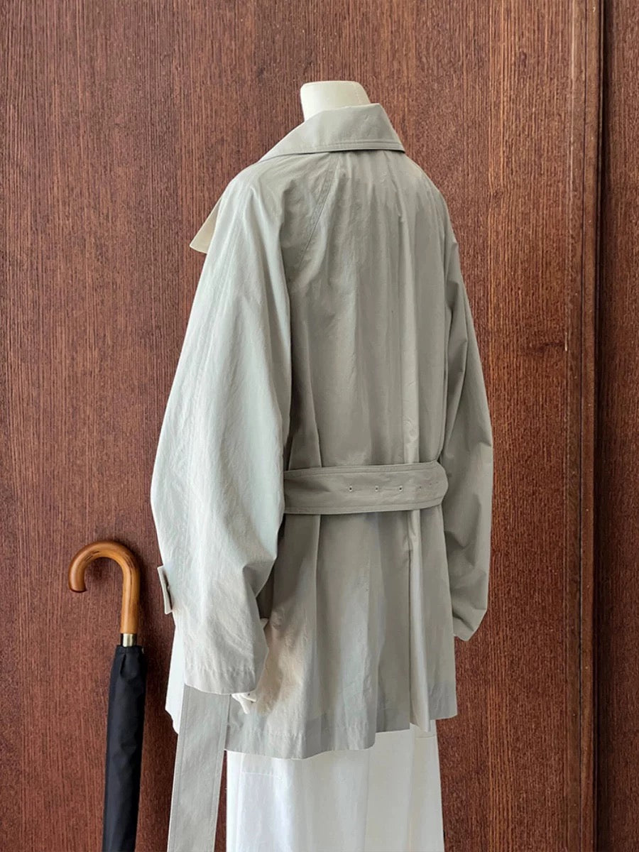 H1647 Mid-length trench coat