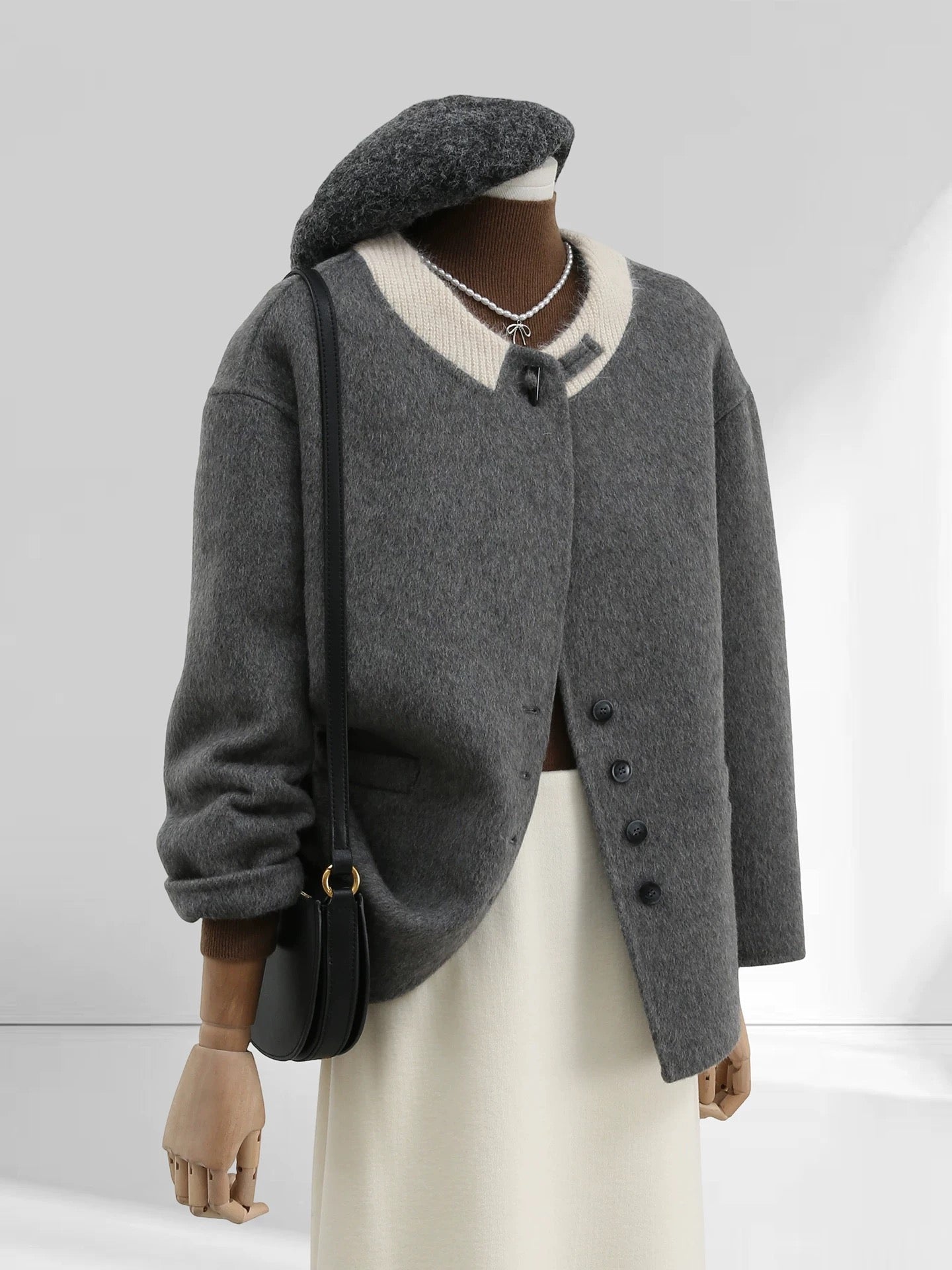 H1822 Casual Wool Coat