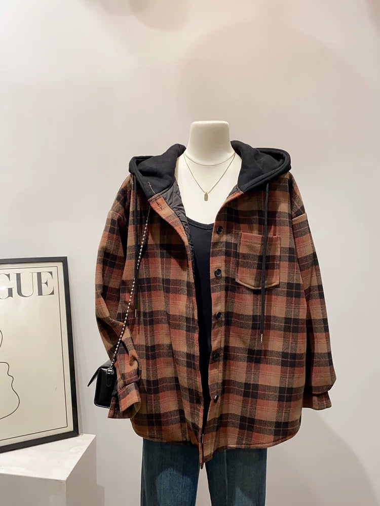 H2554 Plaid Jacket