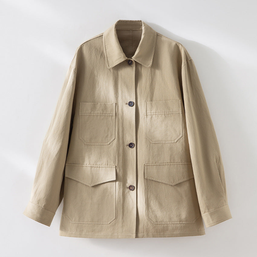 H2921 Stylish trench coat