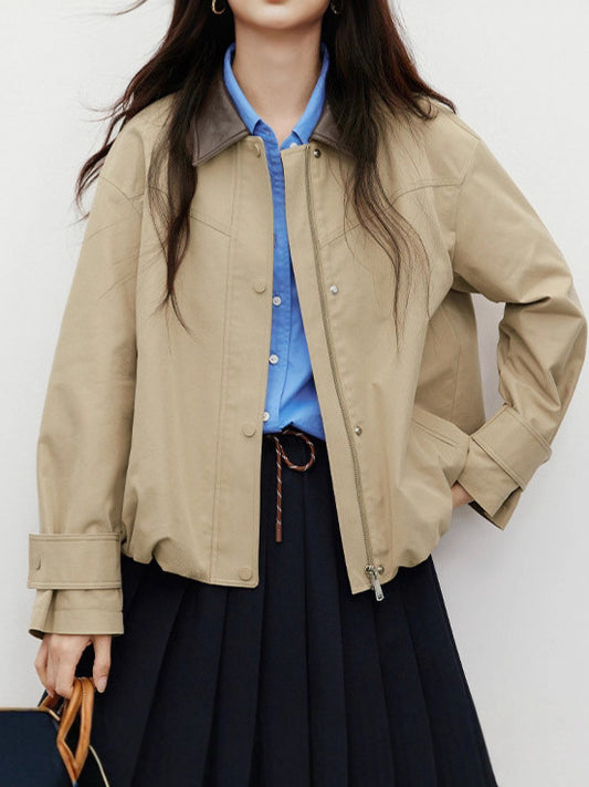 H2957 stylish trench coat