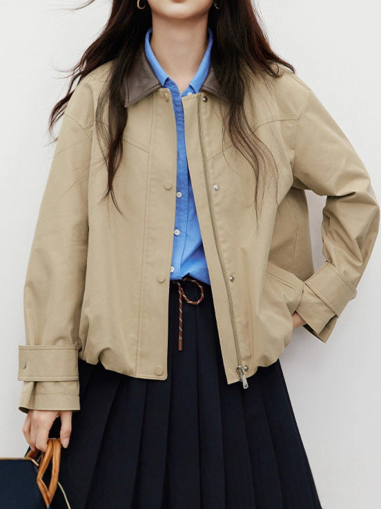 H2973 stylish trench coat