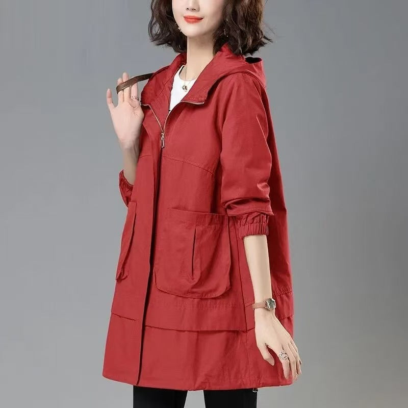H3045 Korean style trench coat
