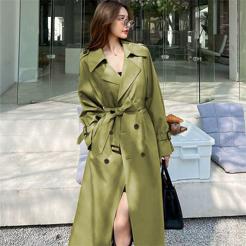 H3074 Casual trench coat