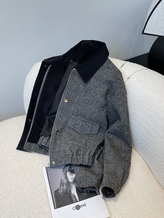 H3123 Korean style hoodie jacket