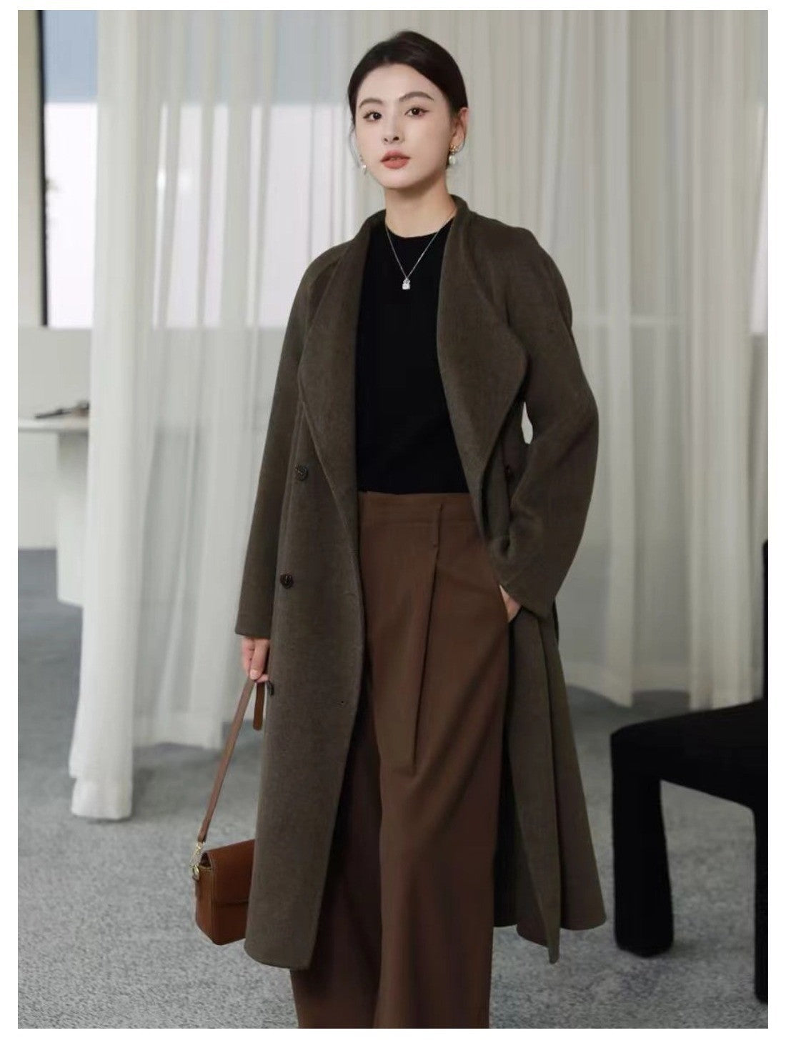 H3783 cashmere coat