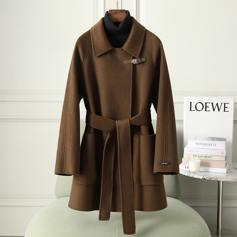 H3891 Women's cashmere coat