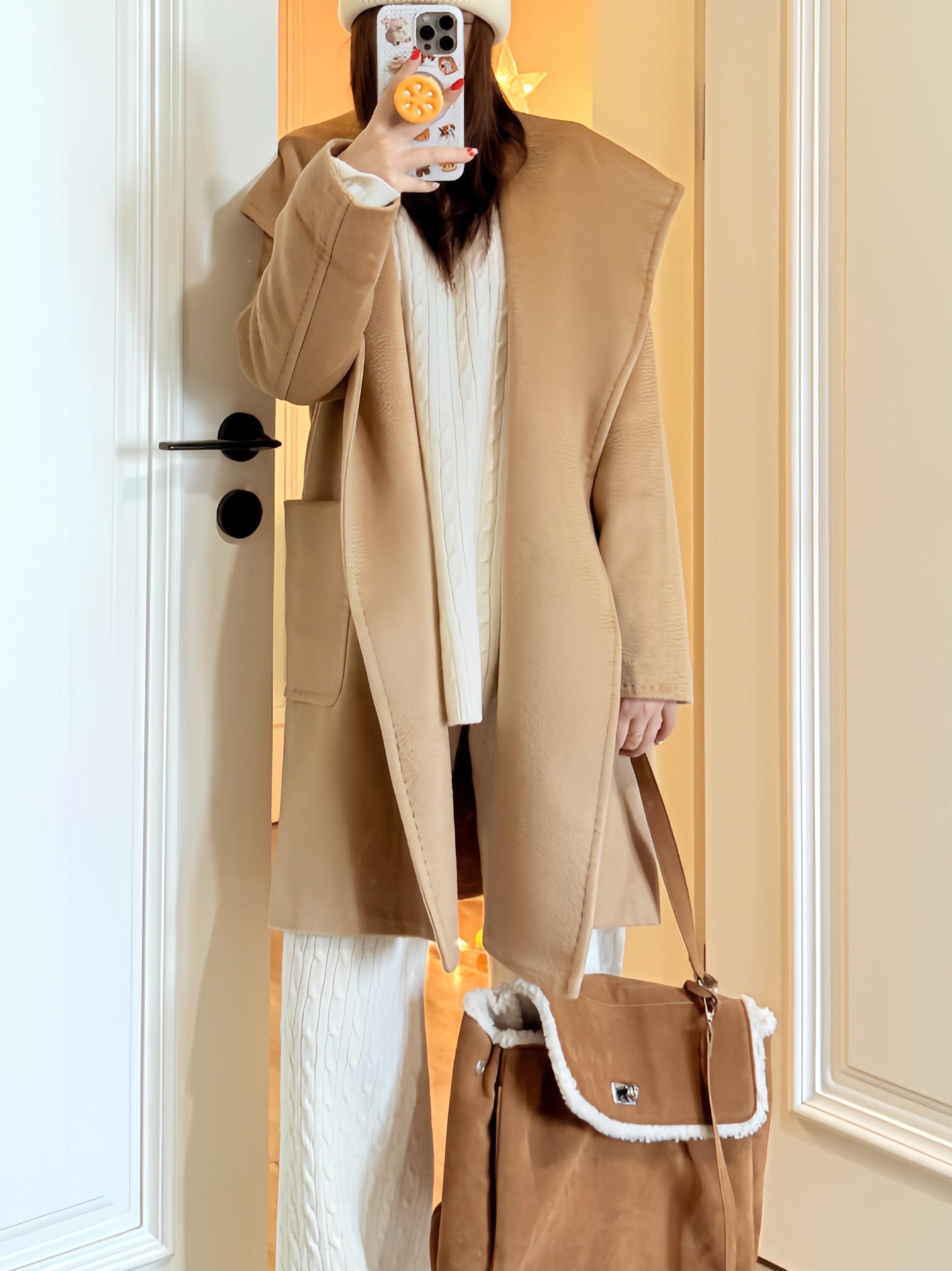 H3906 cashmere coat