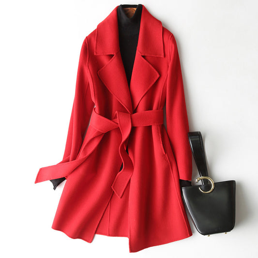H3916 Women's cashmere coat