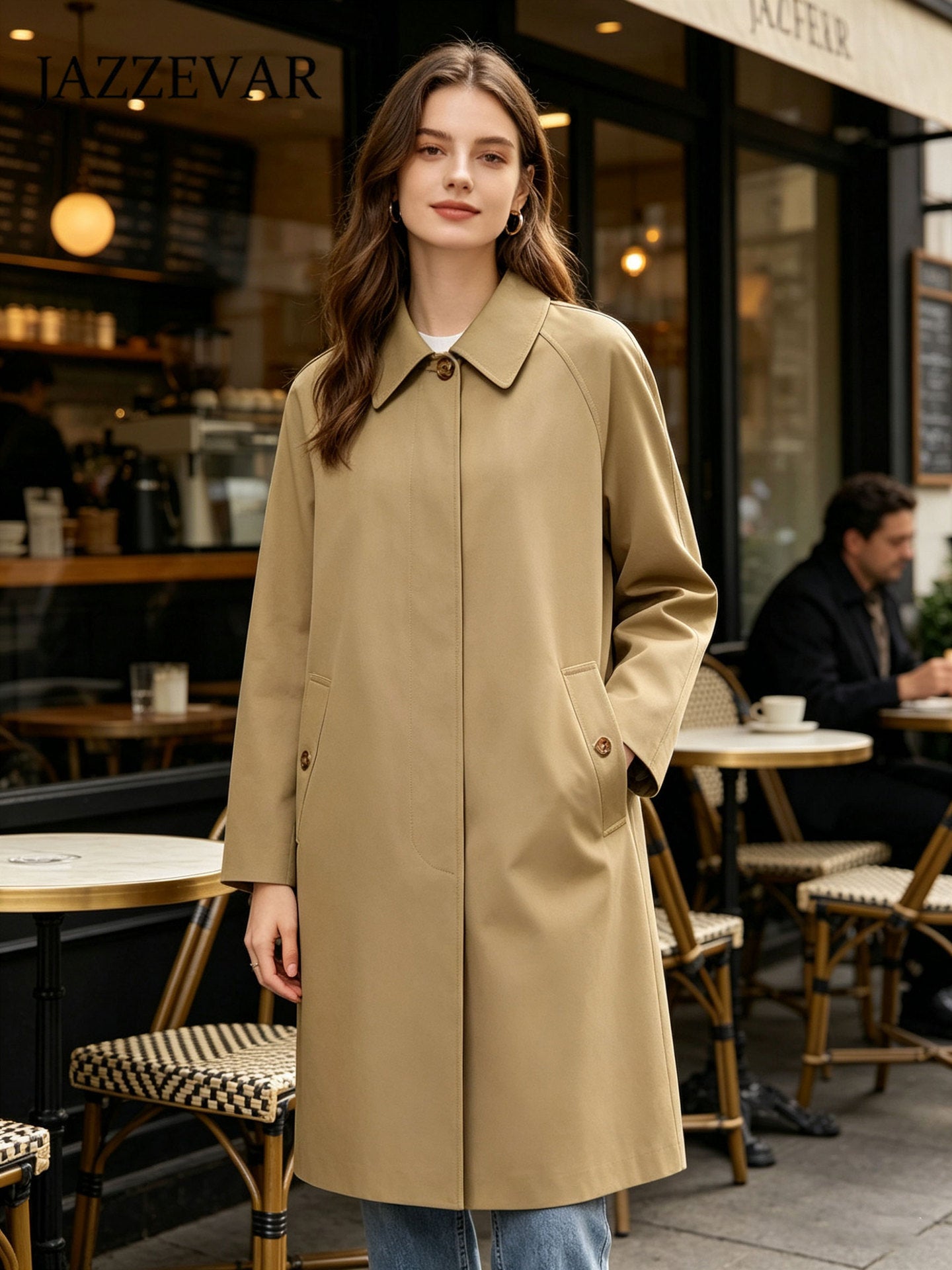 H4056 Women's trench coat