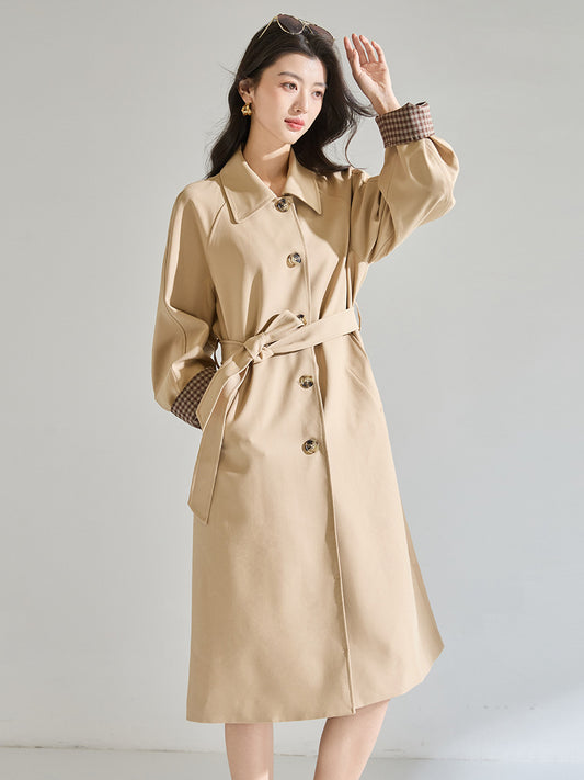 H4150 cashmere trench coat
