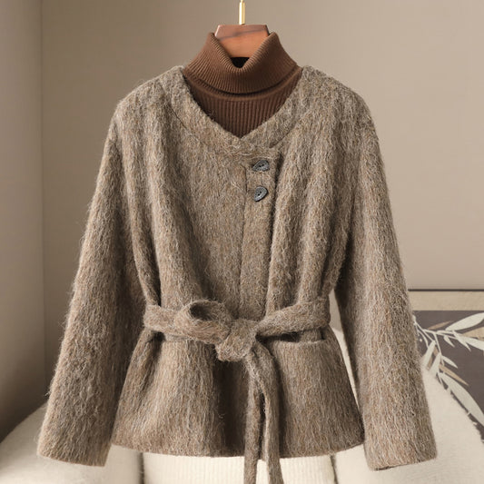 H4297 Women's wool coat