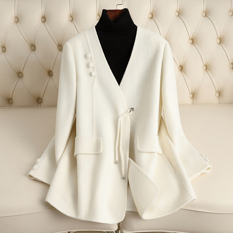 H4321 cashmere coat