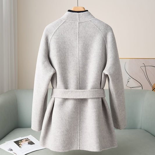 H4417 Women's cashmere coat