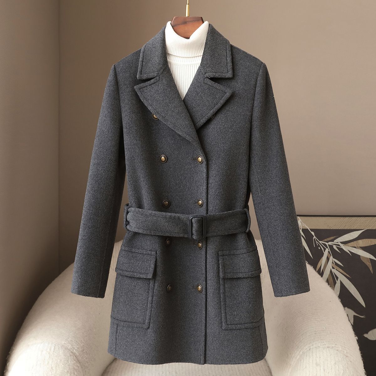 H4392 cashmere coat