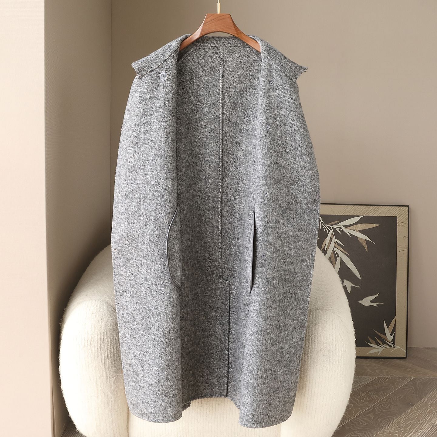 H4264 Women's cashmere coat