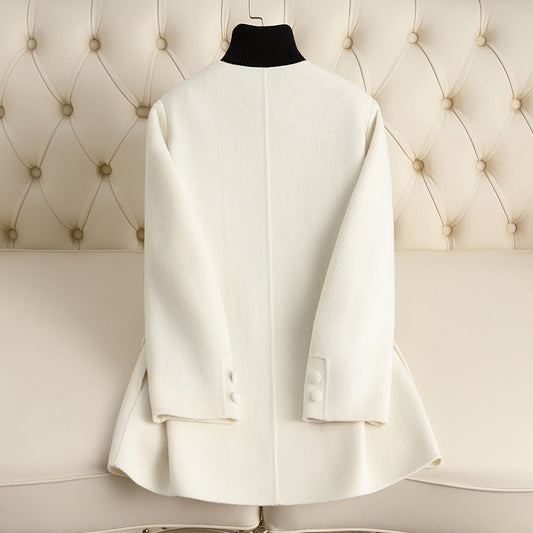 H4453 Women's cashmere coat