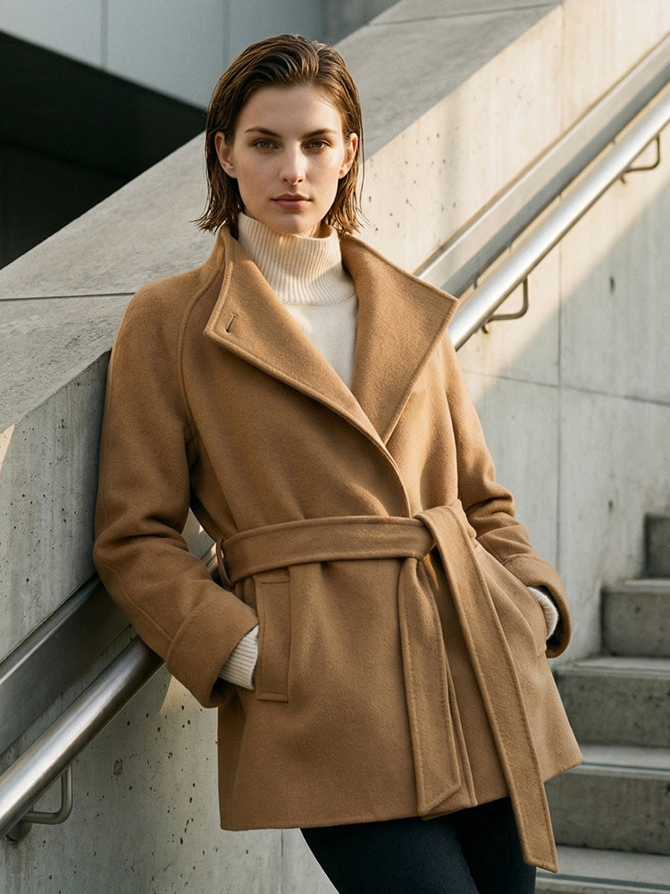 H4482 Women's cashmere coat