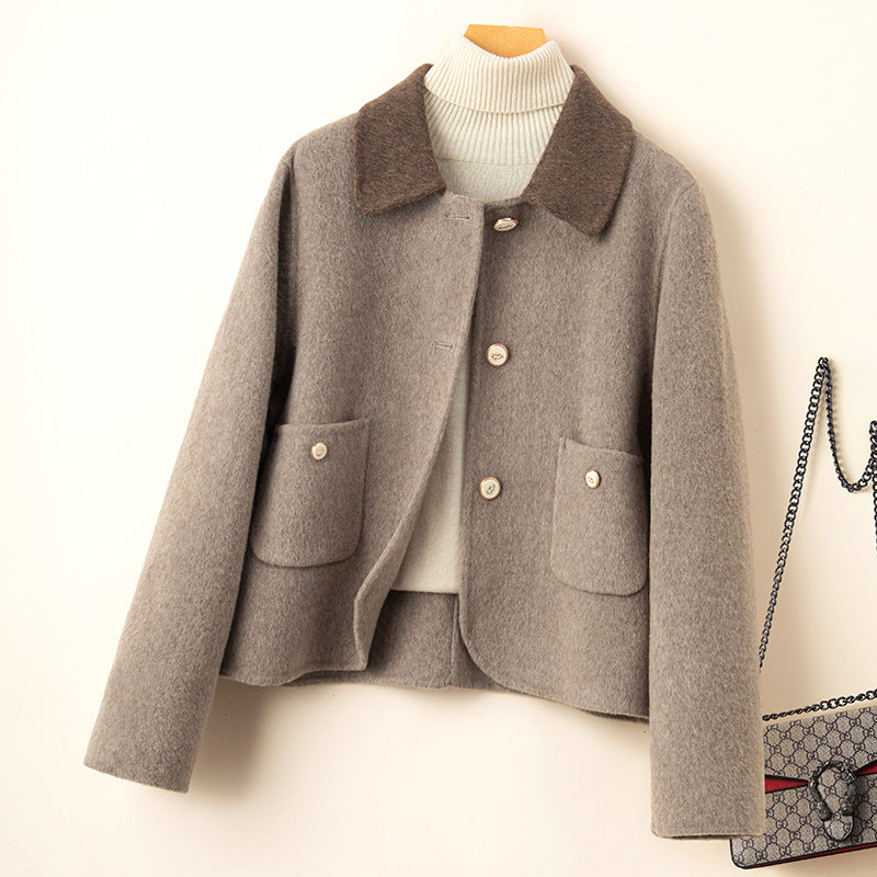 H4828 Women's cashmere coat
