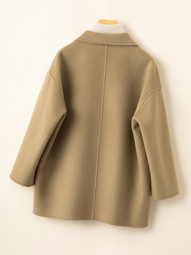 H4728 Women's cashmere coat