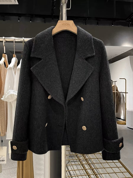 H4848 Women's cashmere coat