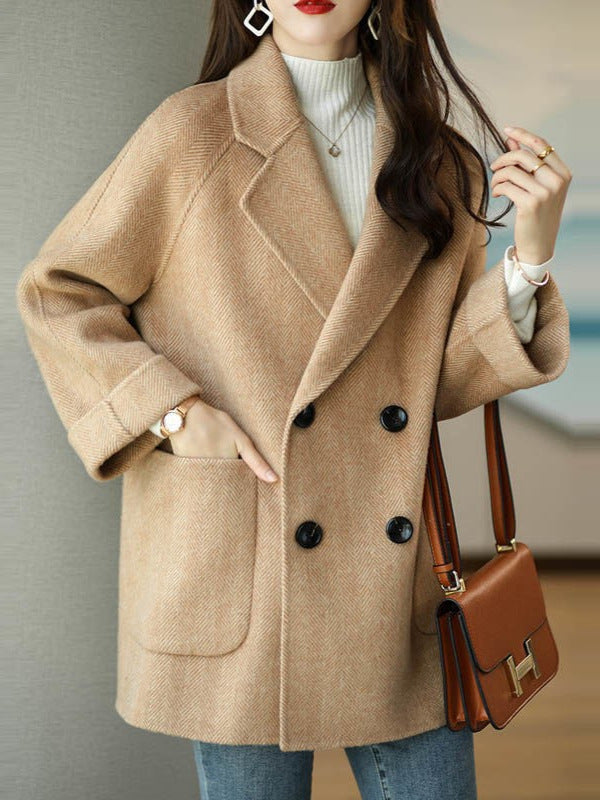 H4935 Women's wool coat
