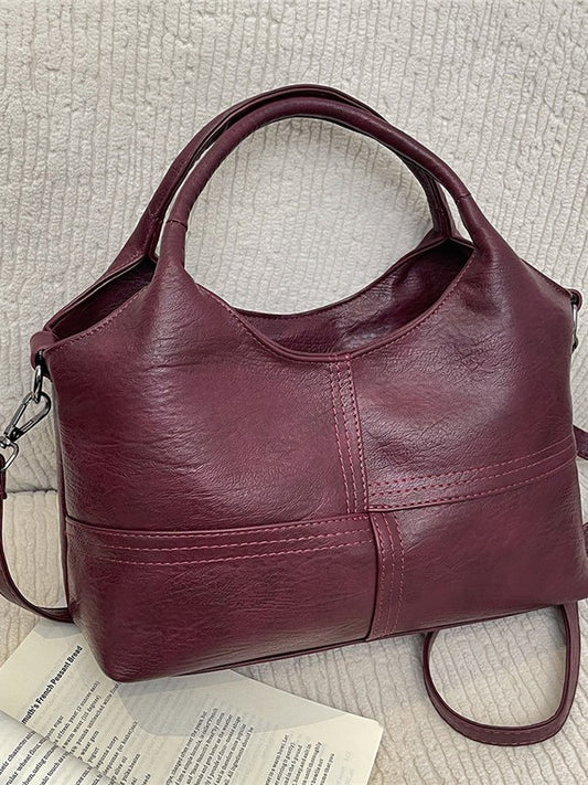H6054 Women's leather casual bag