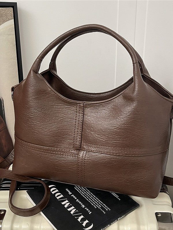 H6067 Women's leather handbag