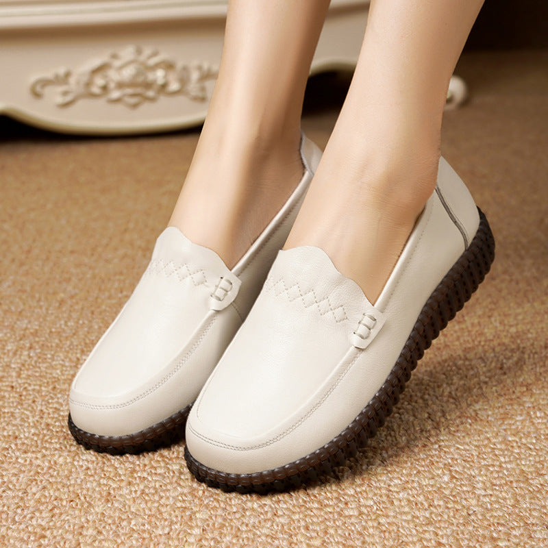H6272 Women's leather shoes