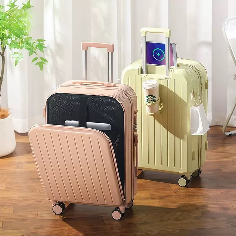H5954 Aluminum frame Trolley Case