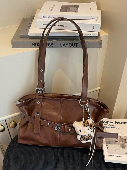 H6147 Women's leather handbag