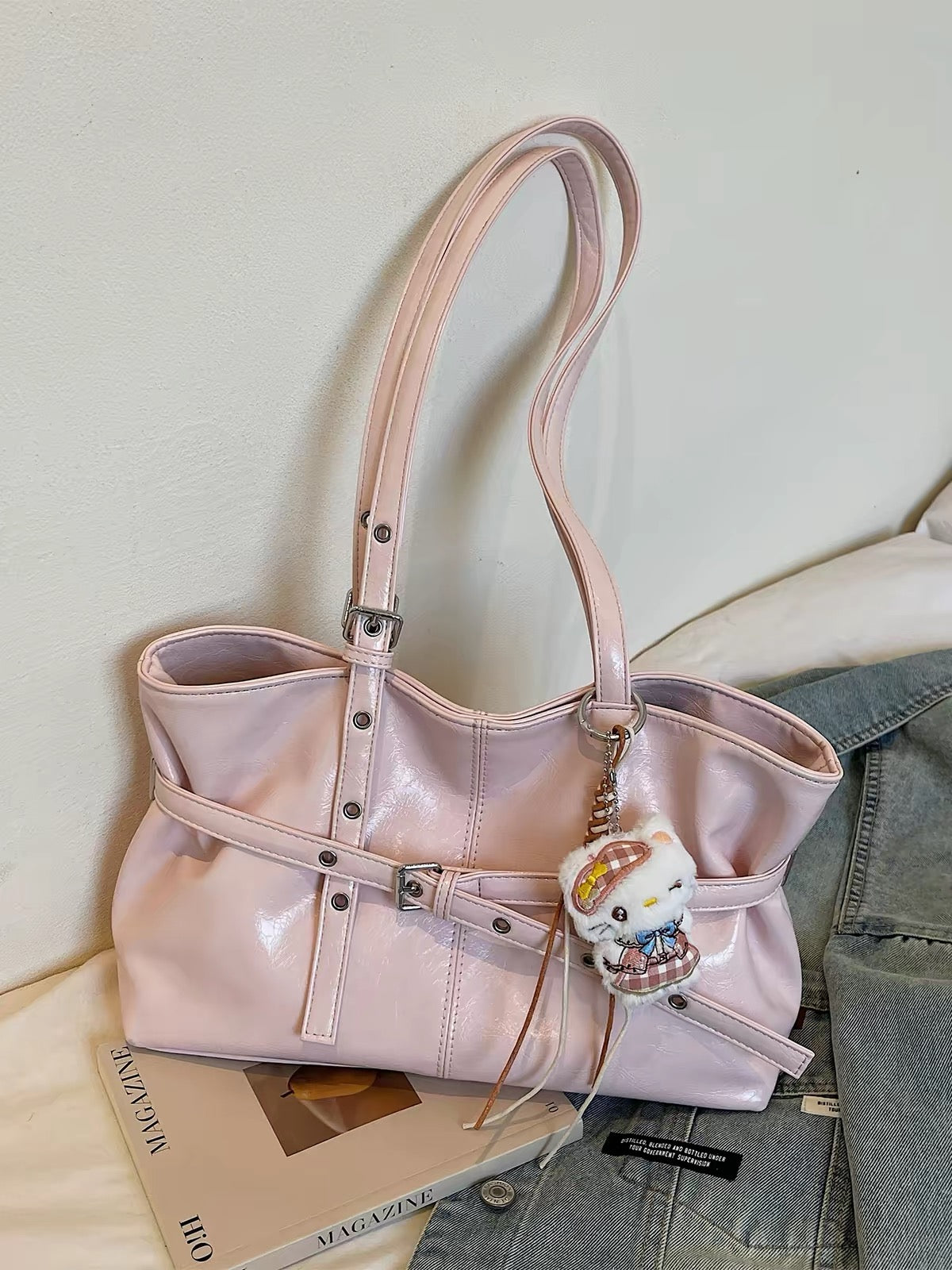 H6154 Women's lambskin handbag
