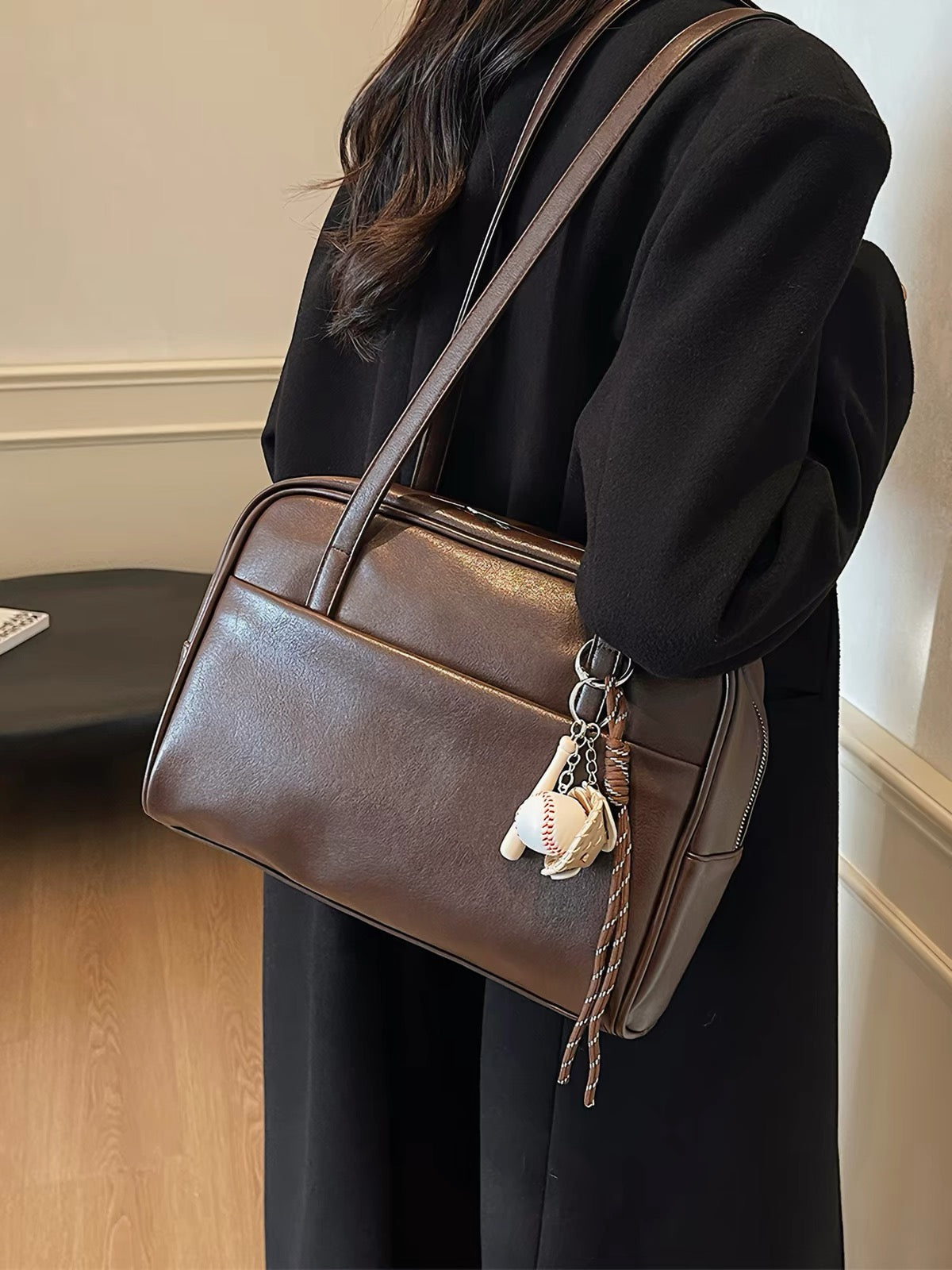 H6433 Women's leather handbag