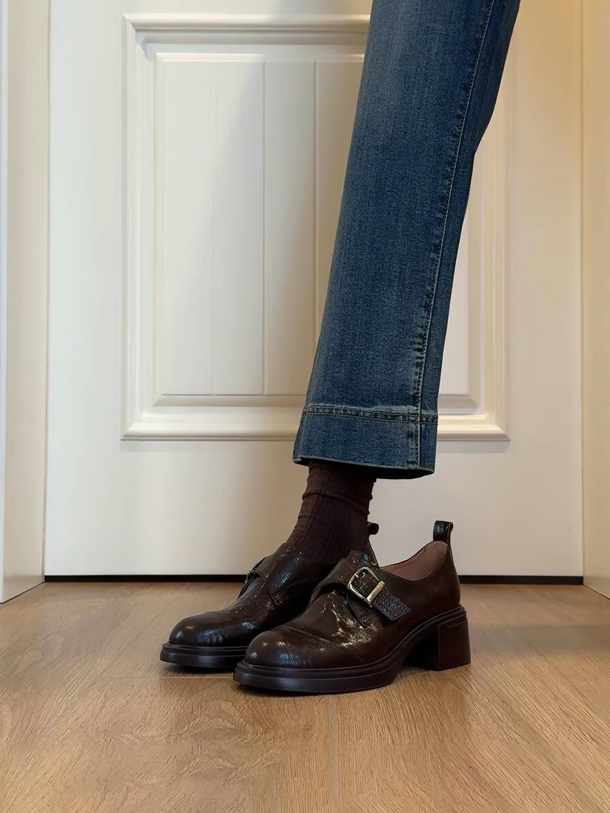 H6416 Women's calfskin shoes