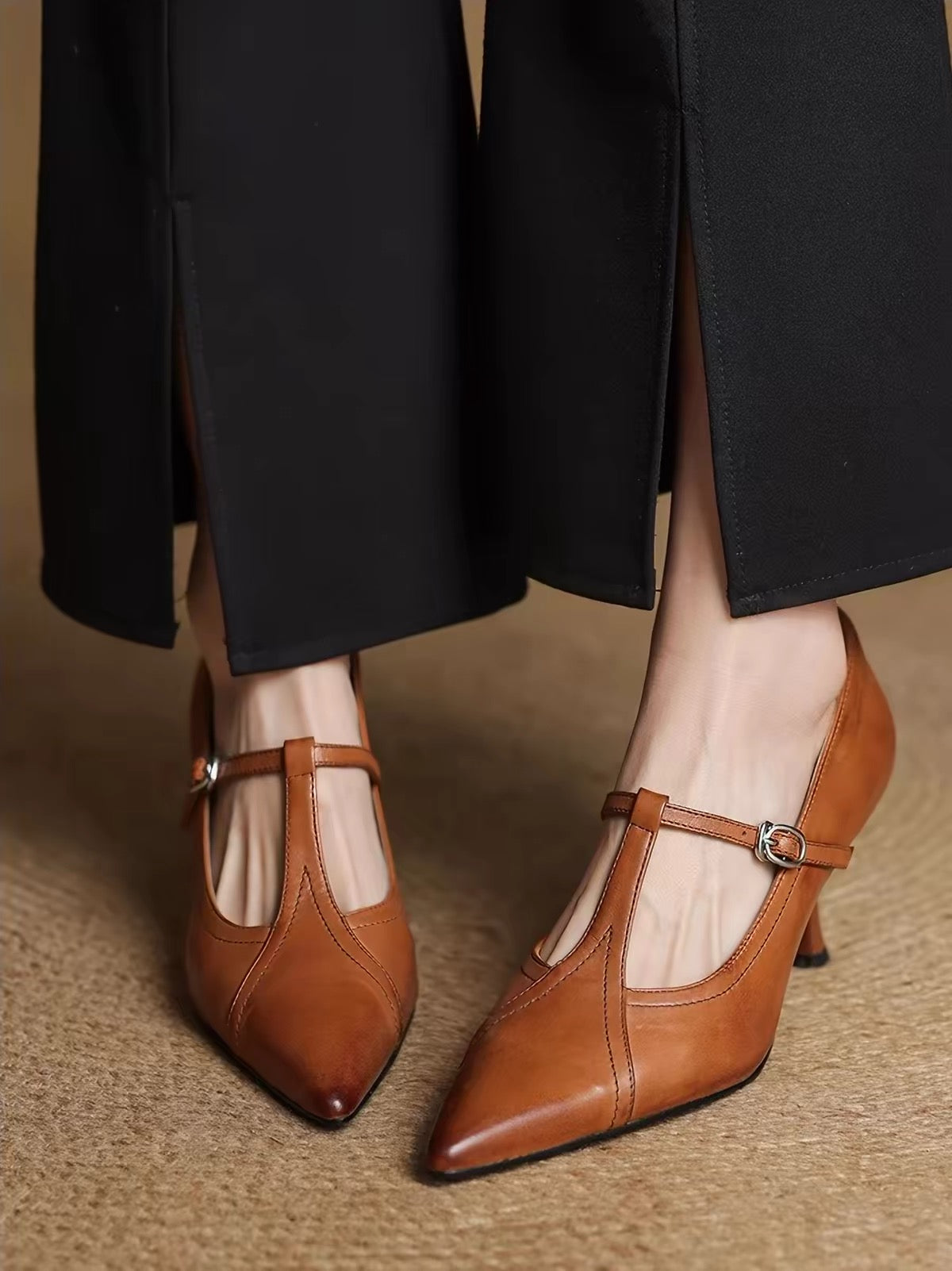 H6434 Women's calfskin shoes
