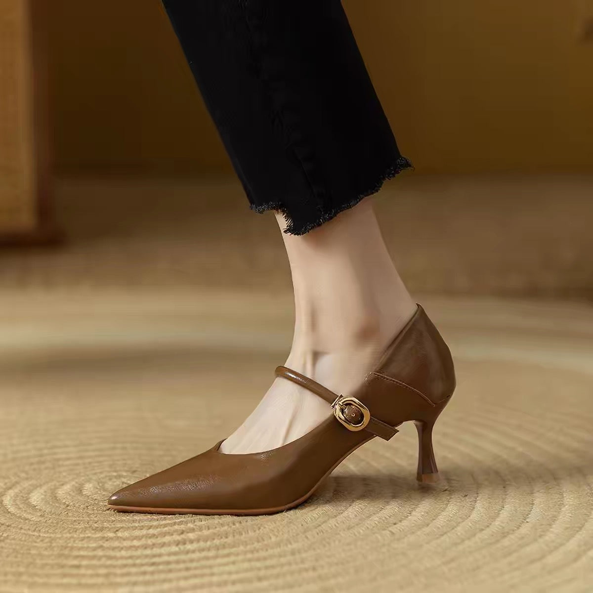 H6436 Women's calfskin shoes
