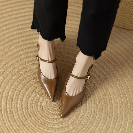 H6436 Women's calfskin shoes