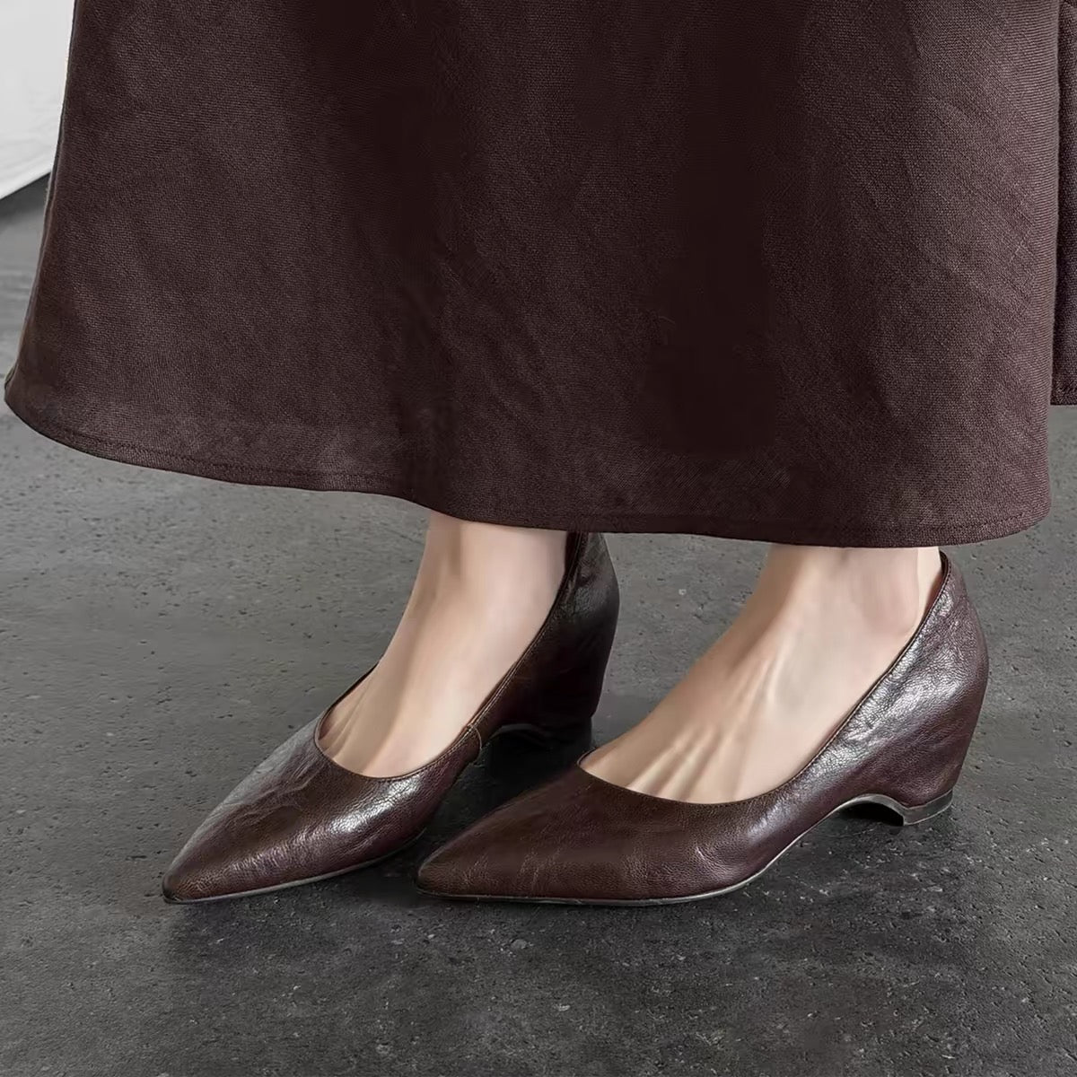 H6438 Women's calfskin shoes