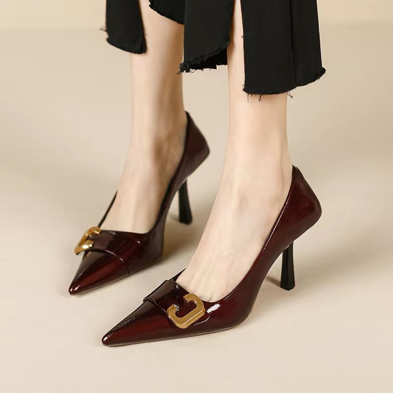 H6452 Women's calfskin shoes