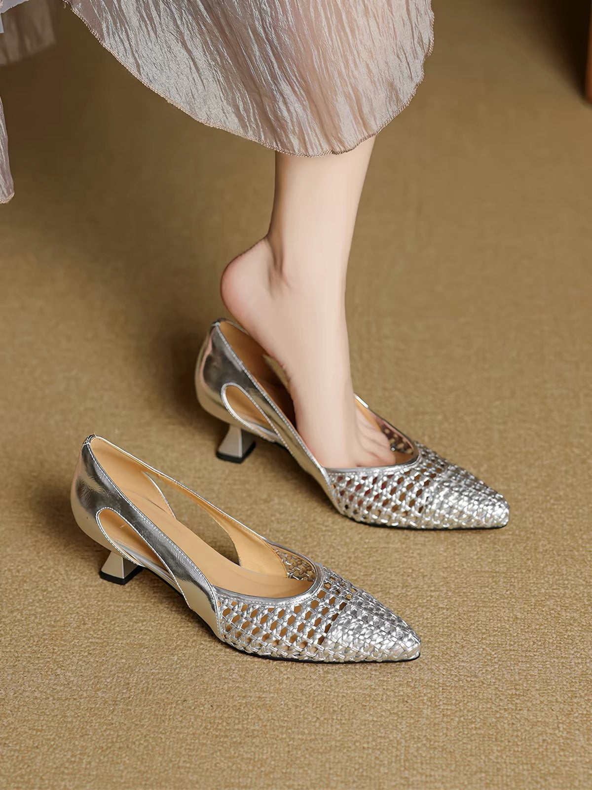 H6486 Women's calfskin shoes