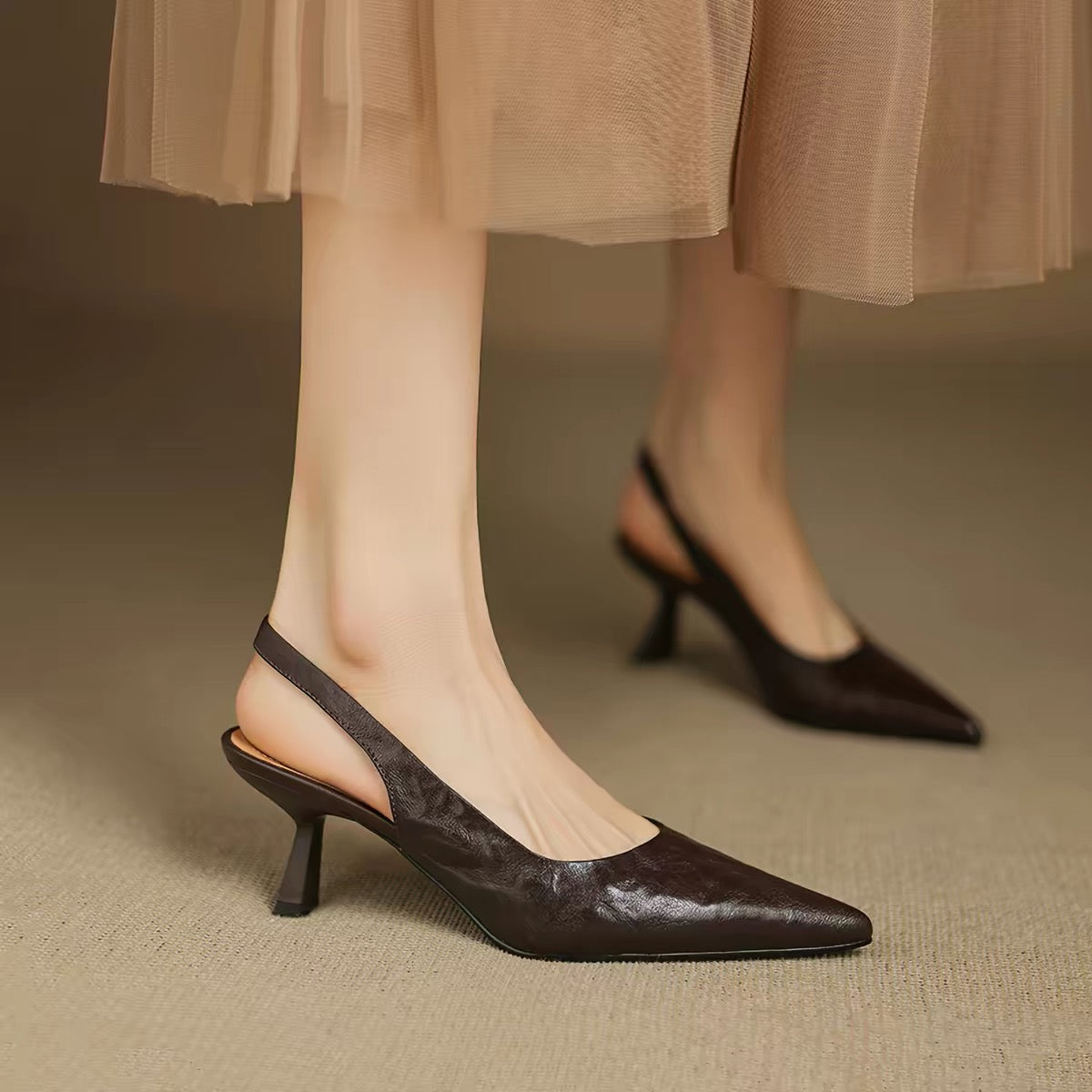 H6487 Women's calfskin shoes