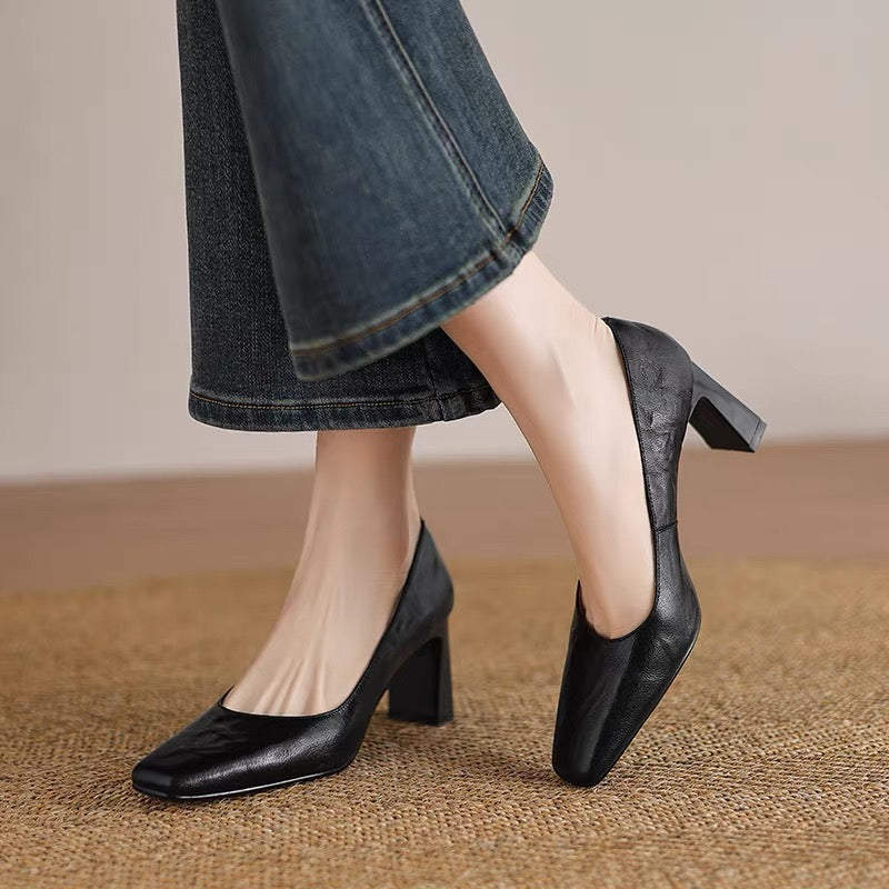H6507 Women's calfskin shoes