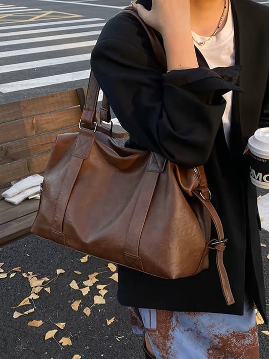 H6449 Women's leather handbag